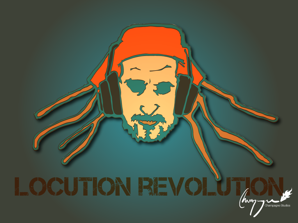 A portrait of ID, member of Locution Revolution.